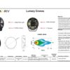 Lumary Cronos 100, 7" ekstralys 7800 lm Black edition med dual posisjonslys | Lumary