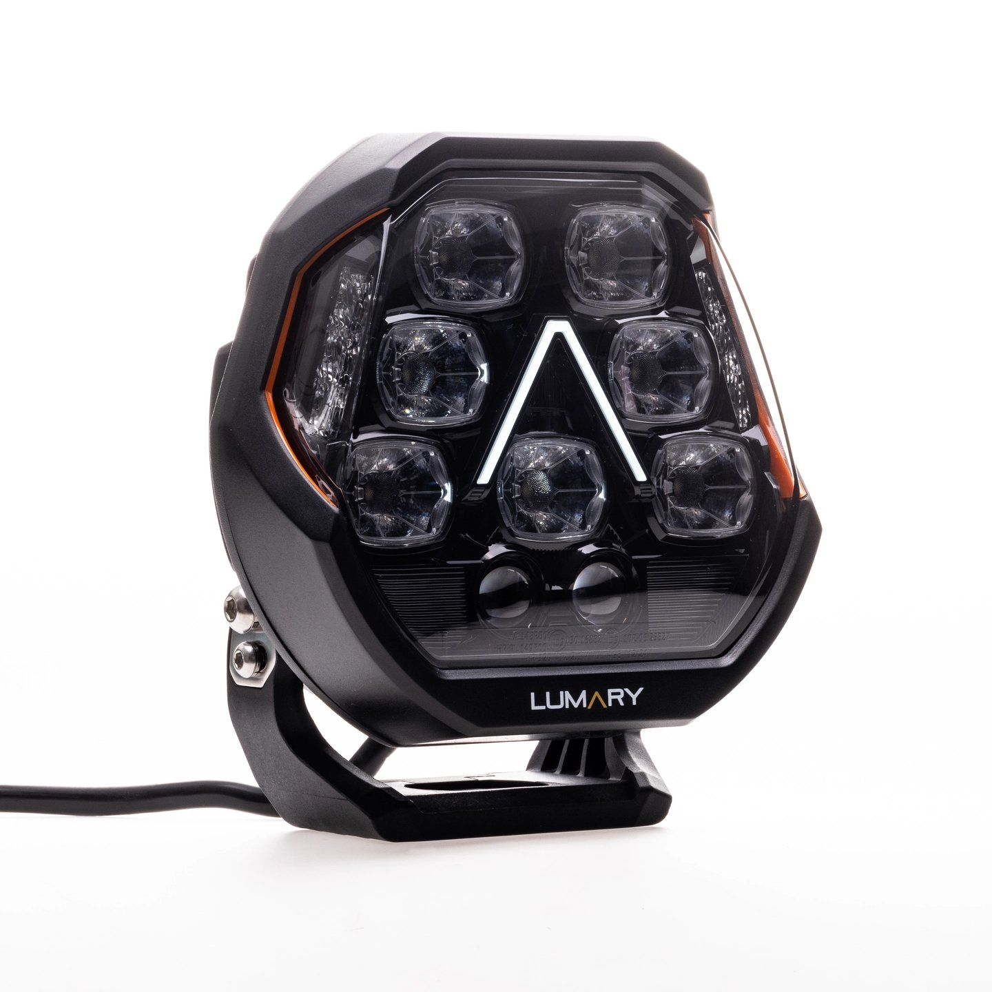Lumary Illuminator150 7" ekstralys 150 watt, 10600 lm, parklys og sidelys. | Lumary Lumary Illuminator150 7" ekstralys 150 watt, 10600 lm, parklys og sidelys. - Bilde 2