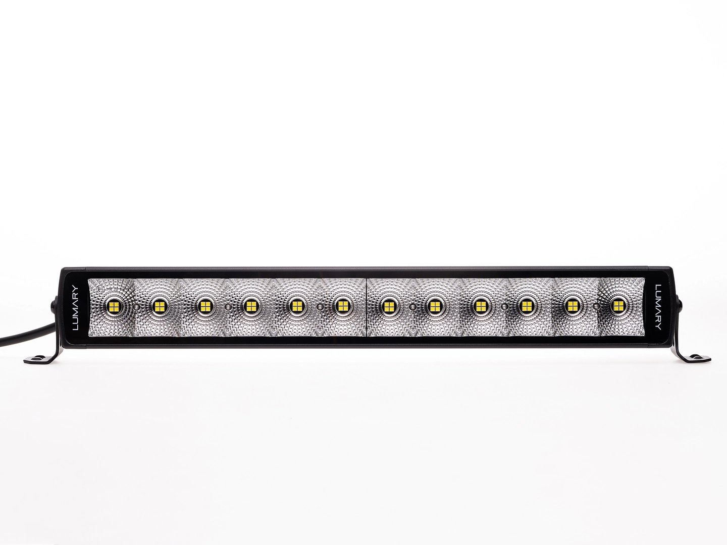 Lumary Corax SR22 arbeidslys ledbar Lysspredning, med side og skyve brakette | Lumary Lumary Corax SR22 arbeidslys ledbar Lysspredning, med side og skyve brakette