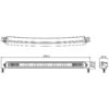 Lumary Vixen SR22C kurvet enrad ledbar 1 Lux@428m, 5700K, Dynamisk parklys | Lumary