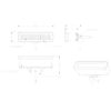Lumary Corax 30-X bredt arbeidslys Sort optikk med Osram LED | Lumary