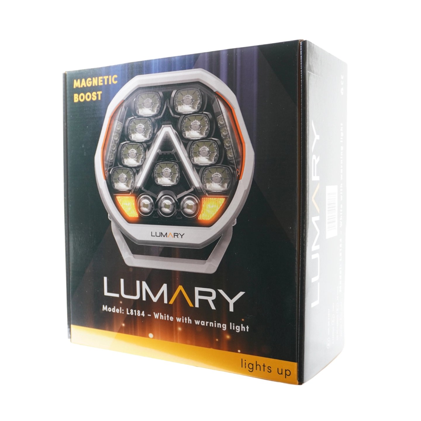 Lumary Illuminator 200 9" ekstralys 200 watt, hvit med varsellys og sidelys | Lumary Lumary Illuminator 200 9" ekstralys 200 watt, hvit med varsellys og sidelys - Bilde 5