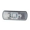 Avlangt hvitt markeringslys Med 4 stk LED, 12 og 24V | Horpol