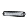 Avlangt, slankt, hvitt markeringslys Med 6 stk LED, 12 og 24V | Horpol