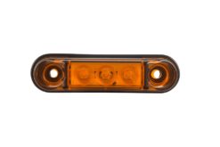 Alternative view of Gult slim markeringslys med 3 LED Til pynt og styling, kun 65mm lang