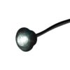 Mini hvitt markeringslys For19mm hull med gummifeste | Horpol
