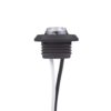 Mini hvitt markeringslys For19mm hull med gummifeste | Horpol