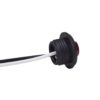Mini rødt markeringslys For19mm hull med gummifeste | Horpol