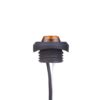 Rundt, oransje markeringslys 1 stk LED, 12 og 24V | Horpol