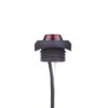 Rundt, rødt markeringslys 1 stk LED, 12 og 24V | Horpol