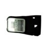 Hvitt markeringslys til front Med 9 stk LED, 12 og 24V, med brakett | Horpol