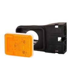 Alternative view of Oransje sidemarkeringslys Med 9 stk LED, 12 og 24V