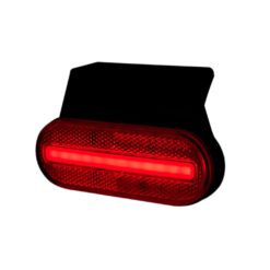 Alternative view of Rødt Neon markeringslys 1Med 2 stk LED, 12 og 24V, brakett