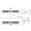 Avlangt arbeidslys for nedoverbelysning For 12 og 24 volt, 1000 lumen, 30cm lang | Horpol Avlangt arbeidslys for nedoverbelysning For 12 og 24 volt, 1000 lumen, 30cm lang | Horpol