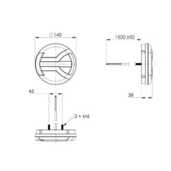 Alternative view of Navia multifunksjonell baklykt H og V si 61 stk LED, 12 og 24V, 4 funksjoner