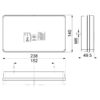 Strada venstre multifunksjonell baklykt 71 stk LED, 12 og 24V, 7 funksjoner | Horpol