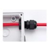 Sort kabelgjennomføring M22x1,5mm Pris er pr stk | Derax