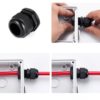 Sort kabelgjennomføring M50x1,5mm Pris er pr stk | Derax
