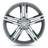 Aluminiumsfelger A1 A1 fra MAM WHEELS i farge PALLADIUM FRONT POLISH