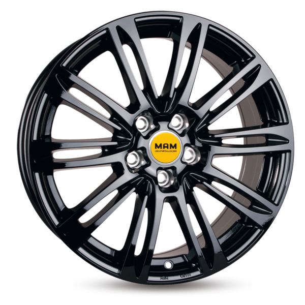 Aluminiumsfelger A4 A4 fra MAM WHEELS i farge BLACK PAINTED