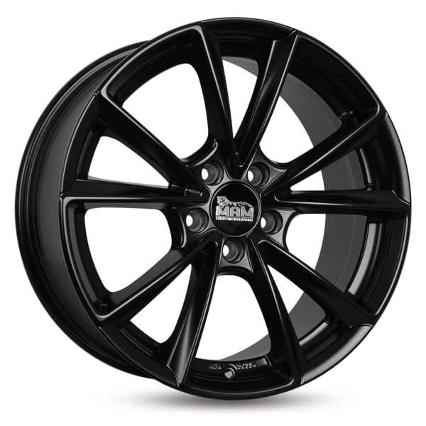 Aluminiumsfelger A5 A5 fra MAM WHEELS i farge MATT BLACK PAINTED