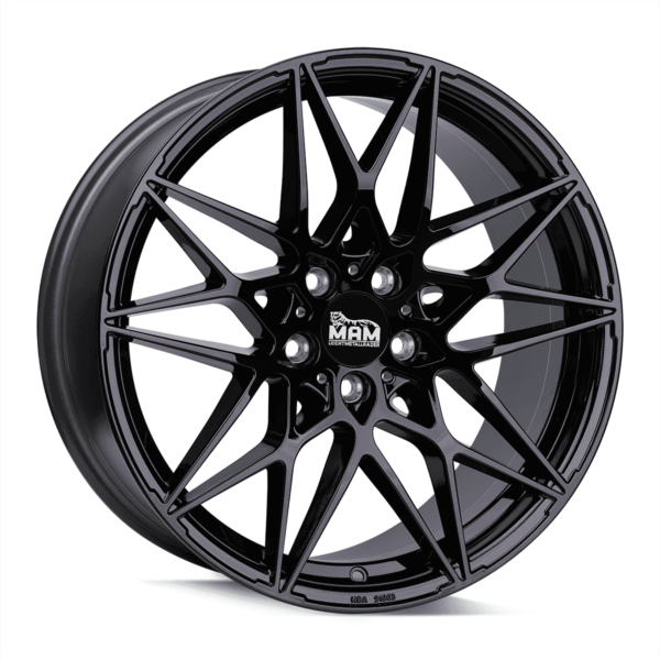 Aluminiumsfelger B2 B2 fra MAM WHEELS i farge BLACK PAINTED