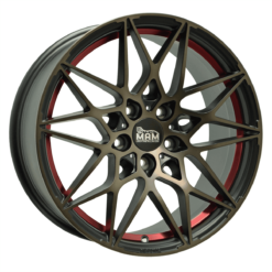 Aluminiumsfelger B2 B2 fra MAM WHEELS i farge BRONZE RED INSIDE