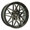 Aluminiumsfelger B2 B2 fra MAM WHEELS i farge MATT BLACK BRONZE