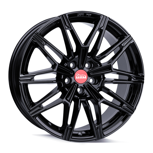 Aluminiumsfelger B3 B3 fra MAM WHEELS i farge BLACK PAINTED