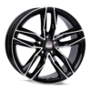 Aluminiumsfelger RS3 RS3 fra MAM WHEELS i farge BLACK FRONT POLISH