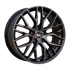 Aluminiumsfelger RS4 RS4 fra MAM WHEELS i farge GUN METAL BRUSHED