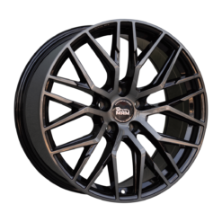 Aluminiumsfelger RS4 RS4 fra MAM WHEELS i farge GUN METAL BRUSHED