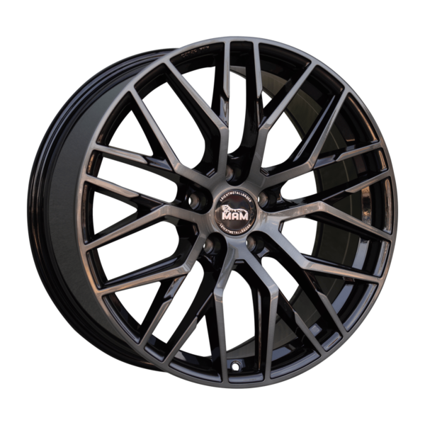 Aluminiumsfelger RS4 RS4 fra MAM WHEELS i farge GUN METAL BRUSHED