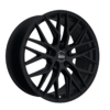 Aluminiumsfelger RS4 RS4 fra MAM WHEELS i farge MATT BLACK PAINTED