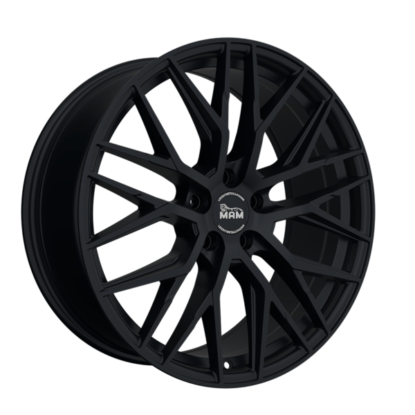 Aluminiumsfelger RS4 RS4 fra MAM WHEELS i farge MATT BLACK PAINTED