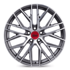 Aluminiumsfelger RS4 RS4 fra MAM WHEELS i farge PALLADIUM FRONT POLISH