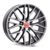 Aluminiumsfelger RS4 RS4 fra MAM WHEELS i farge PALLADIUM FRONT POLISH