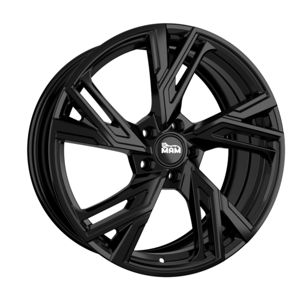 Aluminiumsfelger RS5 RS5 fra MAM WHEELS i farge BLACK PAINTED