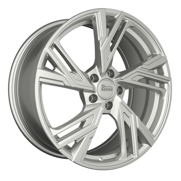 Aluminiumsfelger RS5 RS5 fra MAM WHEELS i farge SILVER PAINTED