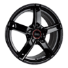 Aluminiumsfelger W4 W4 fra MAM WHEELS i farge BLACK PAINTED