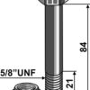 Komplett kniv med stor sjakkel og 57mm støvelkniv | Komplette kniver til: