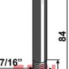 Komplett kniv til MCConnel med 57mm støvelkniv | Komplette kniver til: