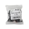 Koblingsklemme for elektrikker skinne Sort, 5stk i pose | Derax