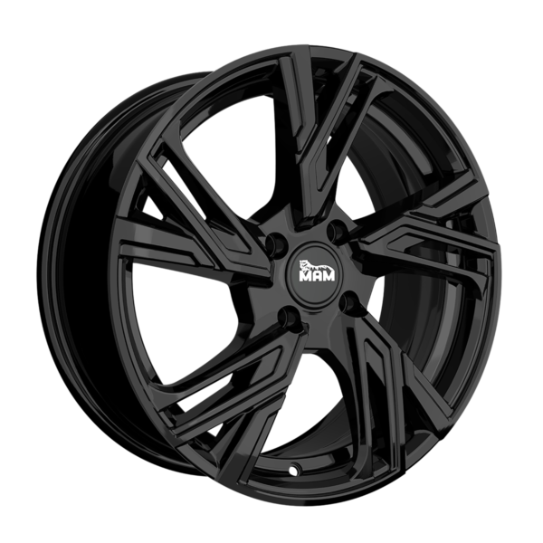 Aluminiumsfelger RS5 RS5 fra MAM WHEELS i farge BLACK PAINTED