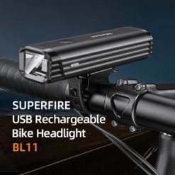Alternative view of SuperFire LED sykkellykt med feste 600 lumen og 115 gram