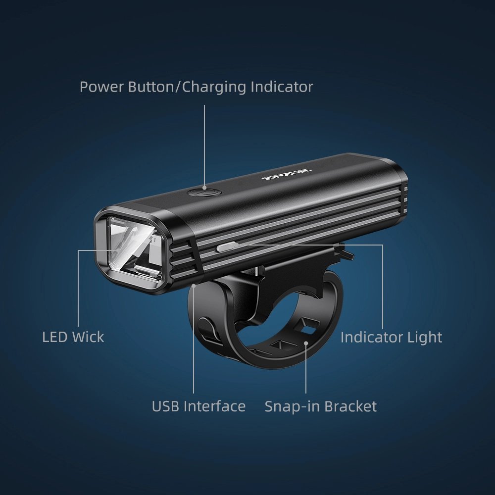 SuperFire LED sykkellykt med feste 600 lumen og 115 gram | Superfire SuperFire LED sykkellykt med feste 600 lumen og 115 gram - Bilde 7
