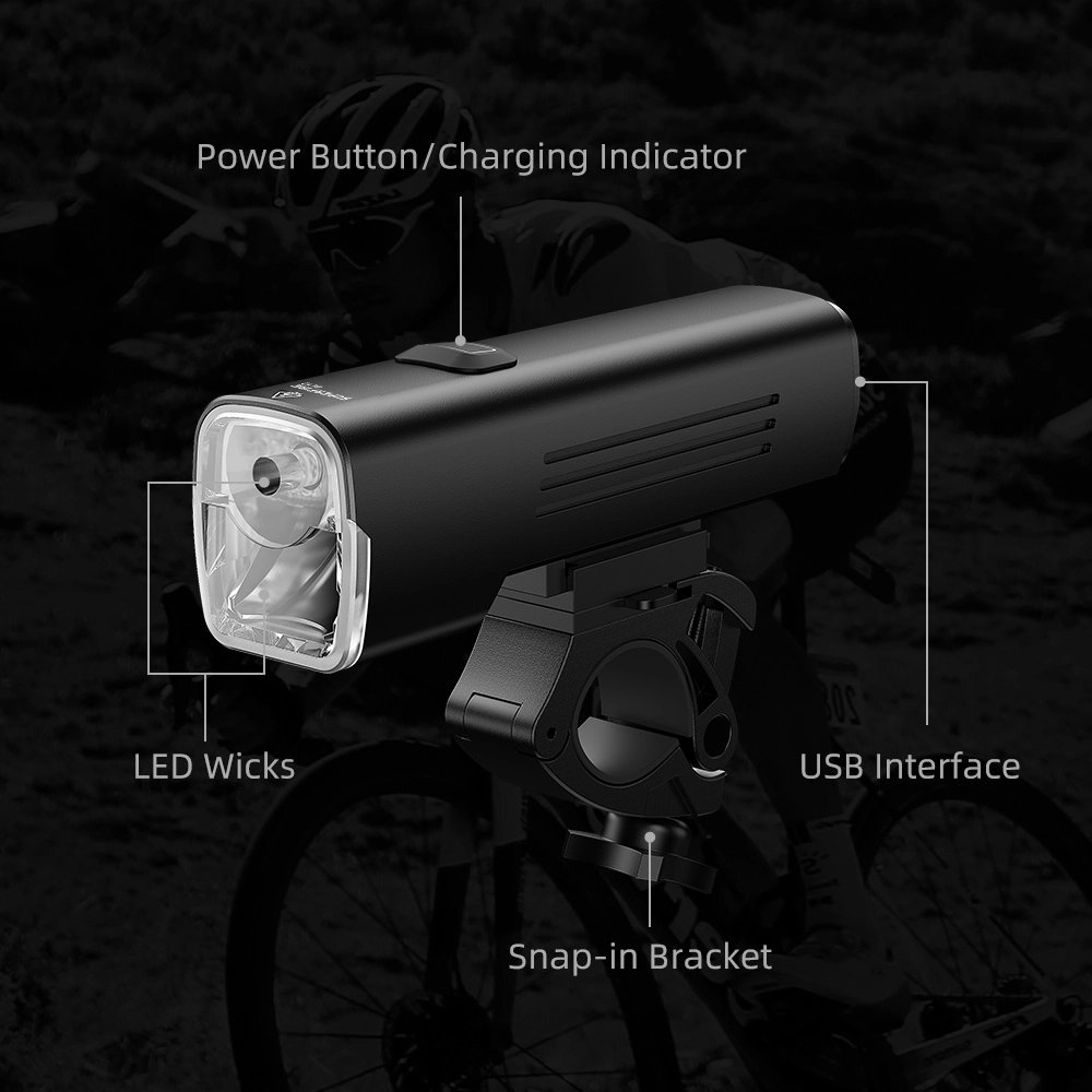SuperFire LED sykkellykt med feste 1200 lumen og 200 gram | Superfire SuperFire LED sykkellykt med feste 1200 lumen og 200 gram - Bilde 6