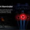 SuperFire LED sykkel baklykt med feste Med vibrator, lades med USB | Superfire SuperFire LED sykkel baklykt med feste Med vibrator, lades med USB | Superfire