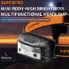 Superfire LED hodelykt med USB lading 200 lumen 48 gram | Superfire