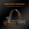 SuperFire LED hodelykt med USB lading 2000 lumen og kun 225 gram | Superfire